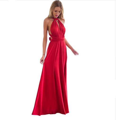 Robe Maxi Bohème Convertible - Style Bandage Sexy