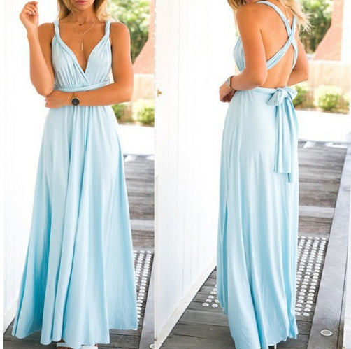 Robe Maxi Bohème Convertible - Style Bandage Sexy