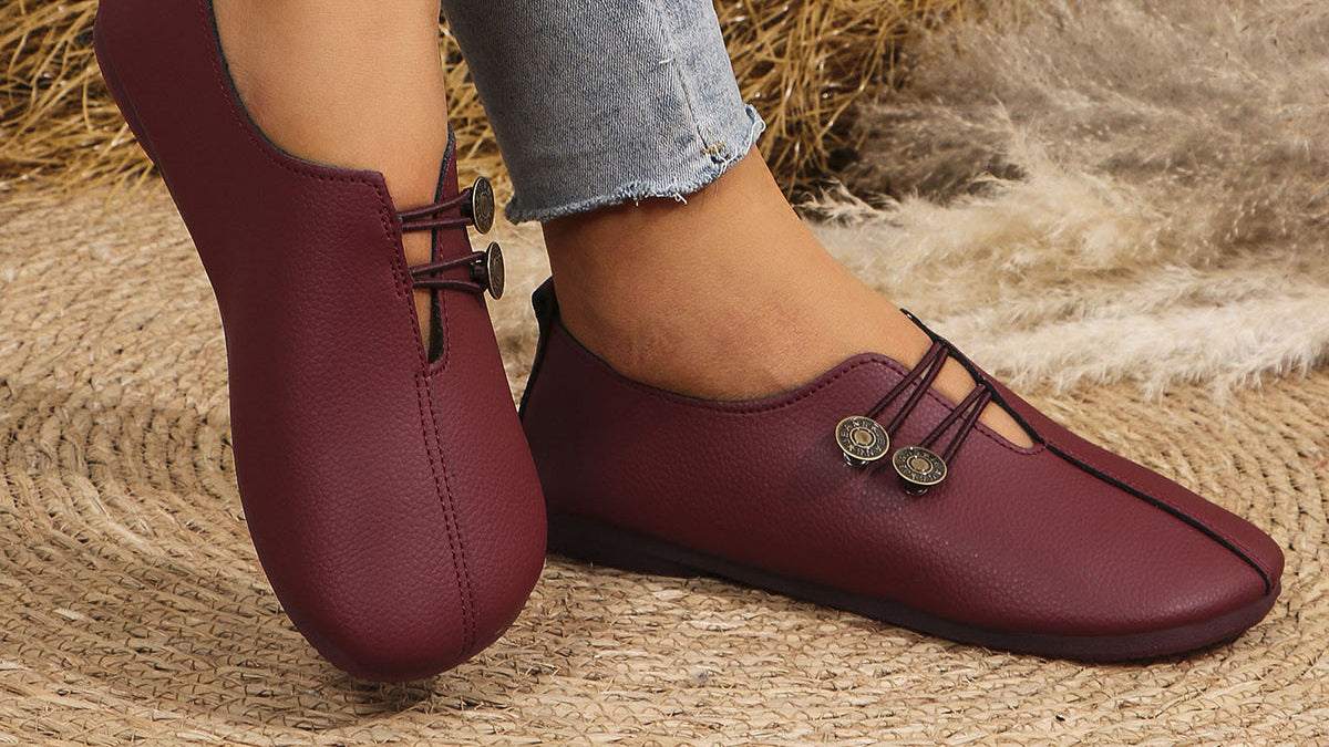 Chaussures d'été basses à enfourcher - Grande taille femme