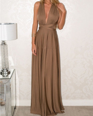 Robe Maxi Bohème Convertible - Style Bandage Sexy