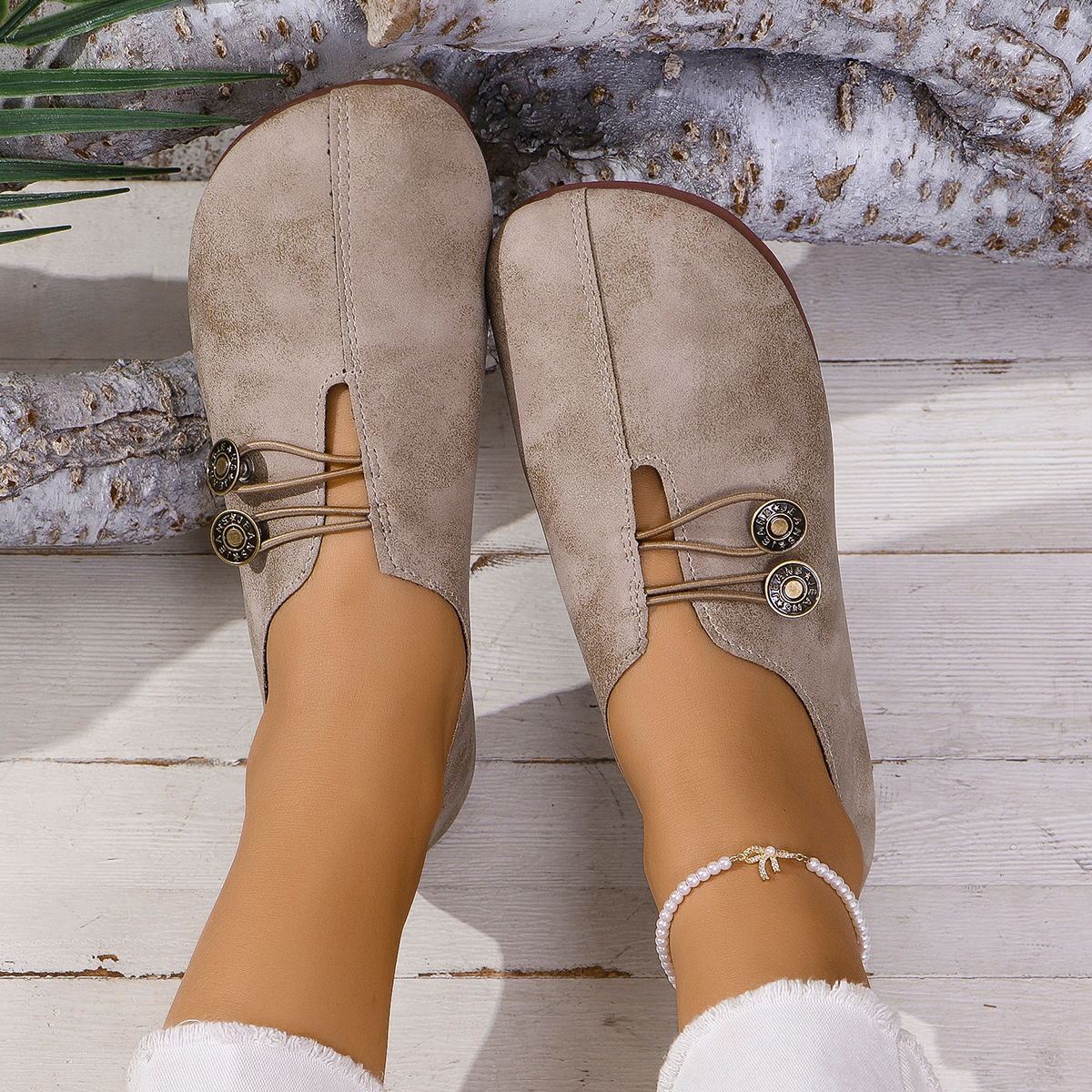 Chaussures d'été basses à enfourcher - Grande taille femme