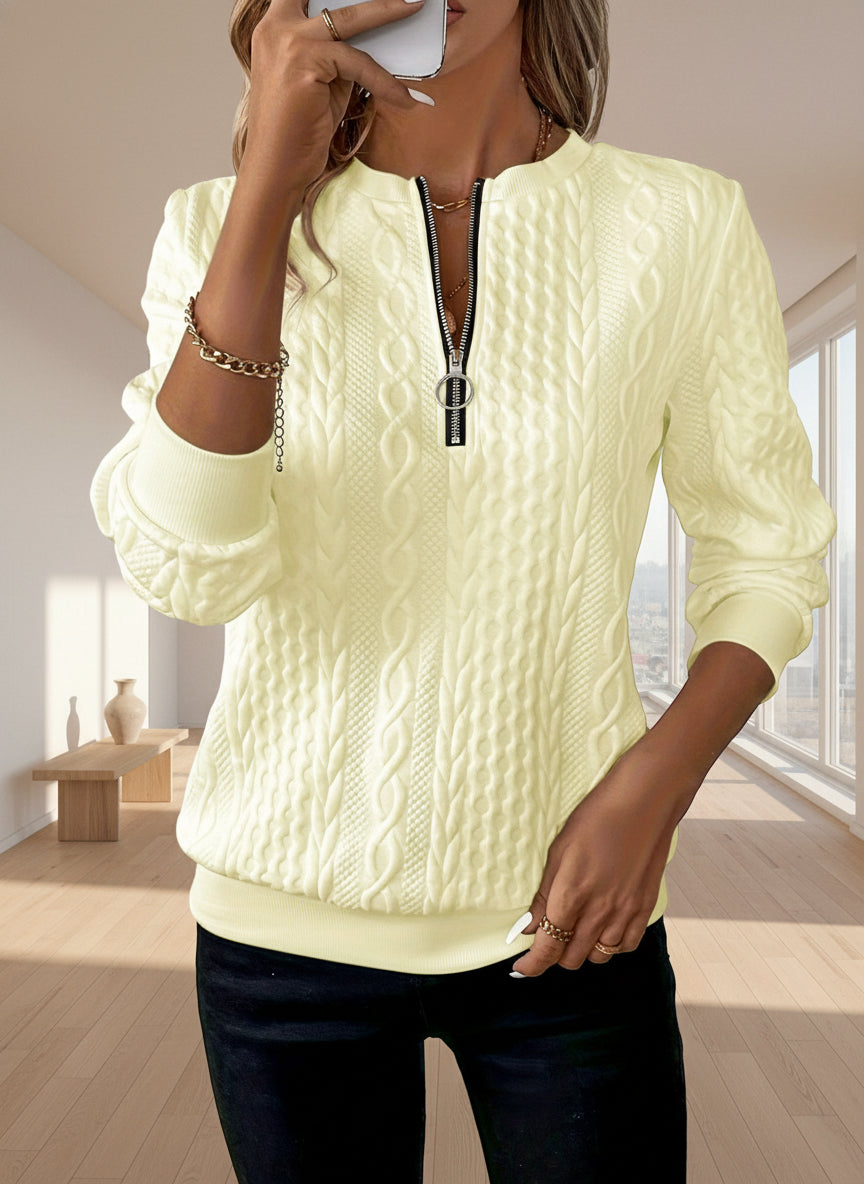 Valérie - Pull tricoté tendance pour femme