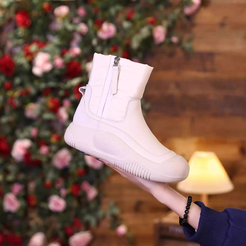 Bottes de Neige d'Hiver en Peluche – Antidérapantes et Imperméables