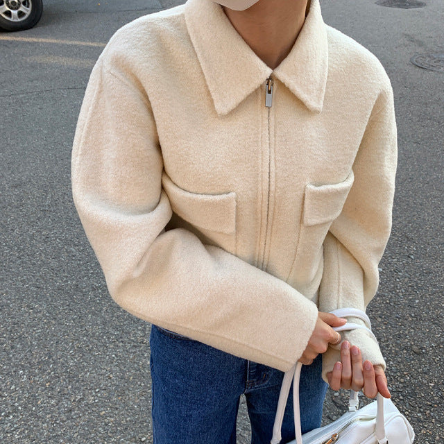Cardigan élégant à revers français - Alliant style et confort