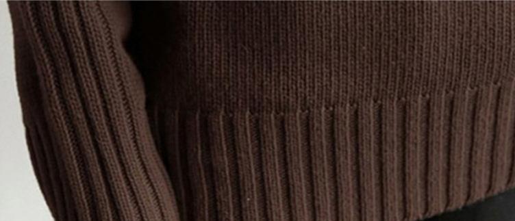 Chandail à Col Roulé - Tricot Confortable en Polyester