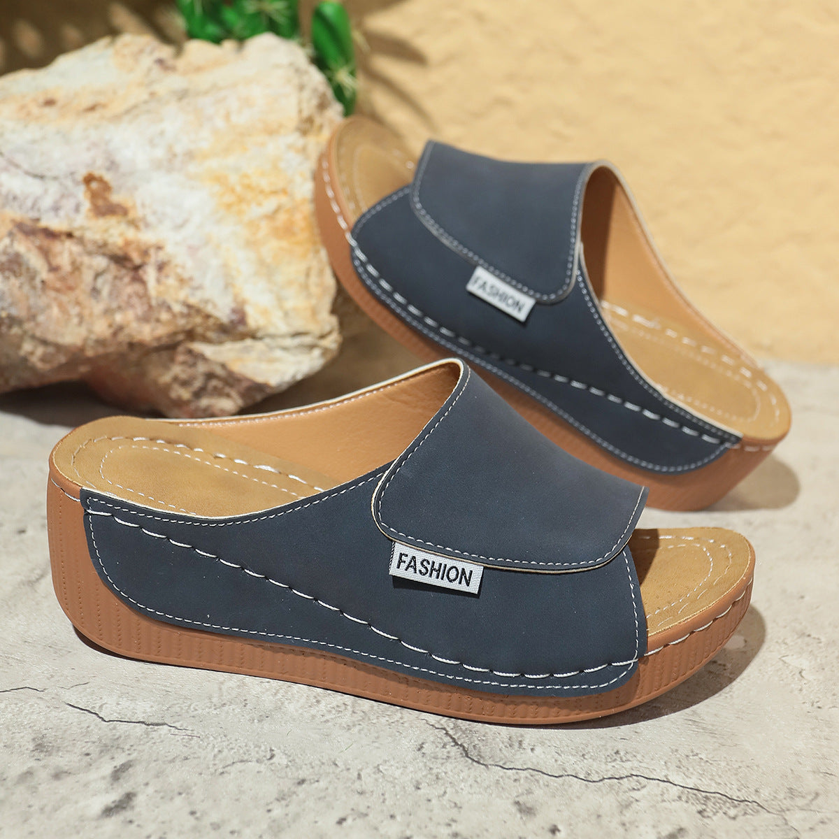 Sandales compensées pour femme
