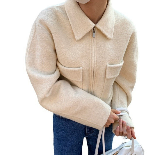 Cardigan élégant à revers français - Alliant style et confort