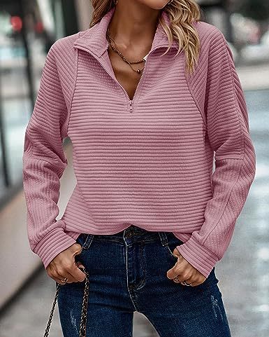 Pull-over en tricot avec fermeture éclair