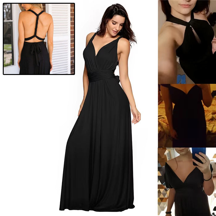 Robe Maxi Bohème Convertible - Style Bandage Sexy