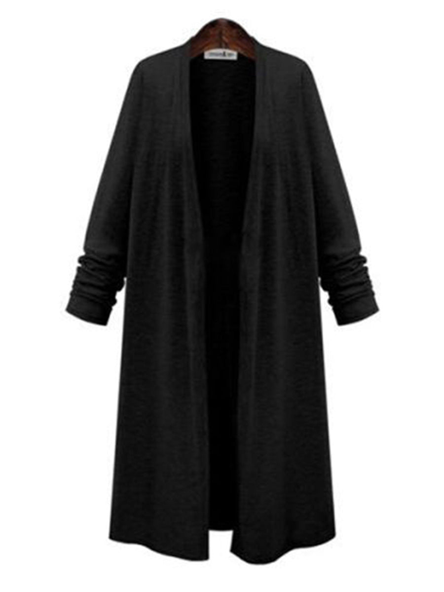 Cardigan en Tricot à Manches Longues