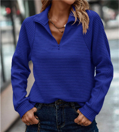 Pull-over en tricot avec fermeture éclair