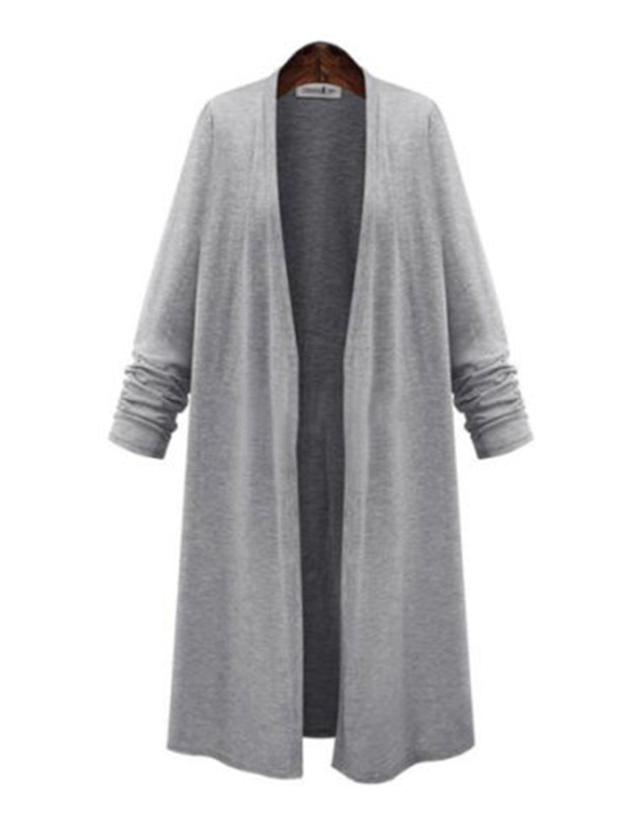 Cardigan en Tricot à Manches Longues