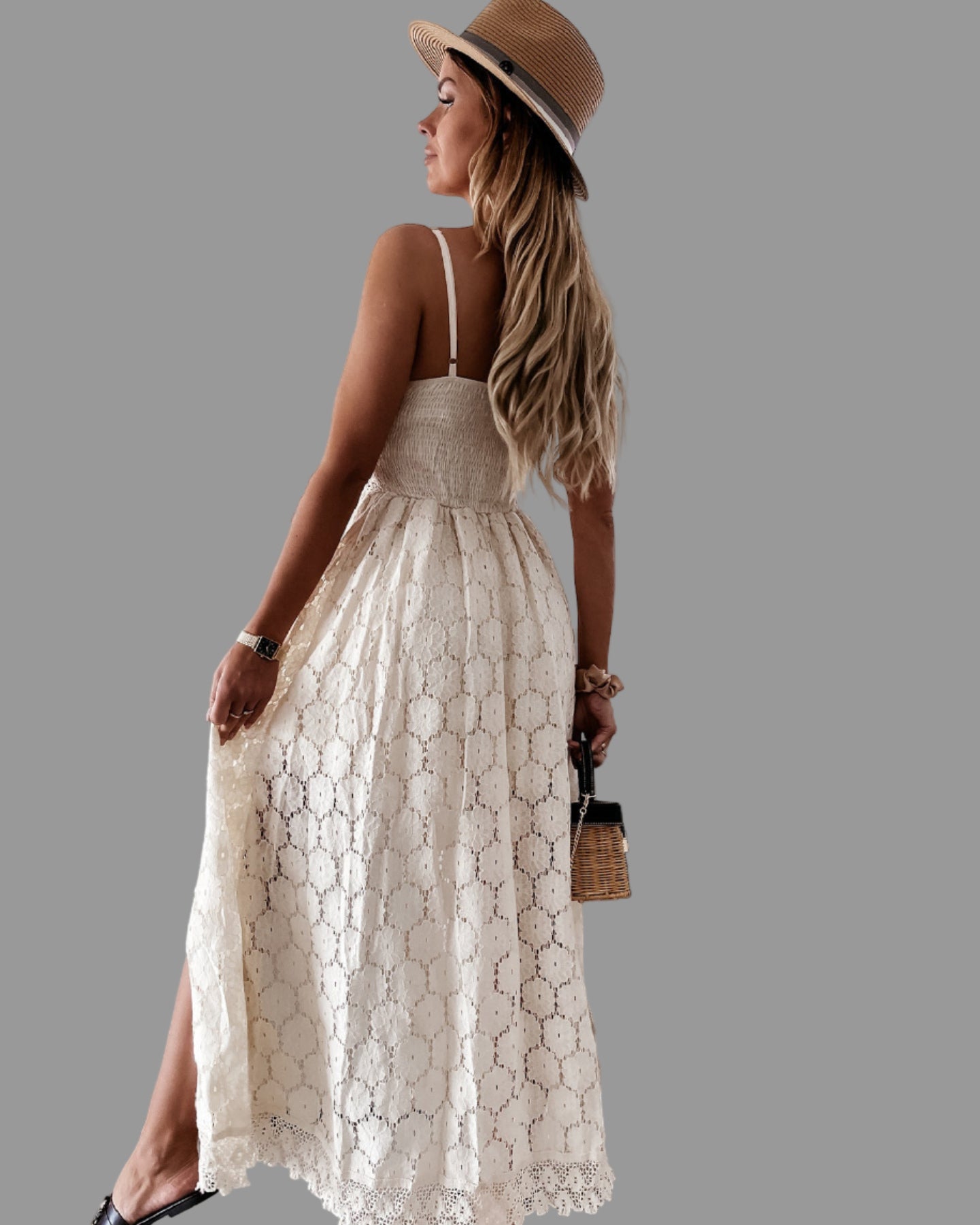 Robe longue d'été pour femme
