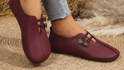 Chaussures d'été basses à enfourcher - Grande taille femme