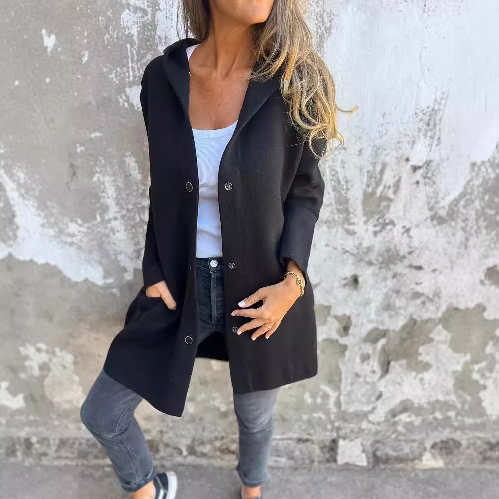 Cardigan oversize à capuche