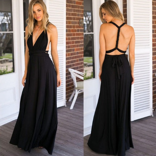 Robe Maxi Bohème Convertible - Style Bandage Sexy