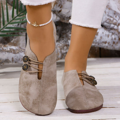 Chaussures d'été basses à enfourcher - Grande taille femme