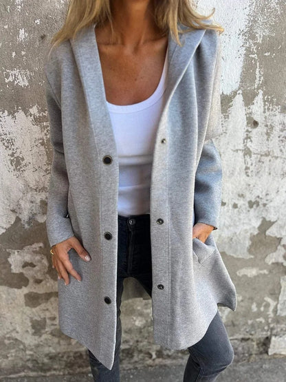 Cardigan oversize à capuche