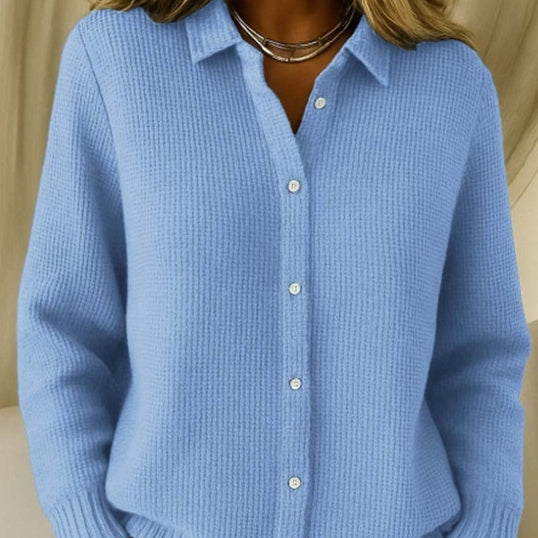 Cardigan Boutonné Col Revers
