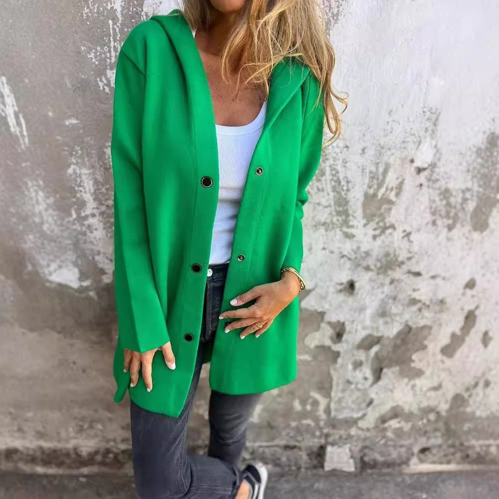 Cardigan oversize à capuche