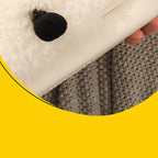 Chaussons Mignons en Coton d'Agneau – Douceur et Confort Feroval