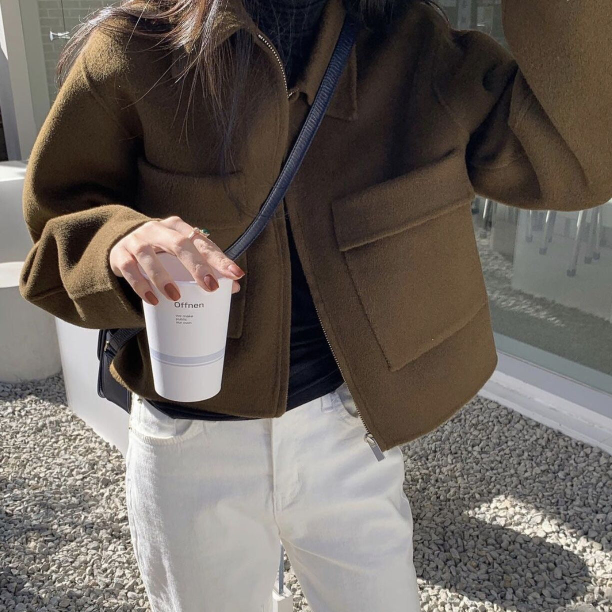 Cardigan élégant à revers français - Alliant style et confort Feroval