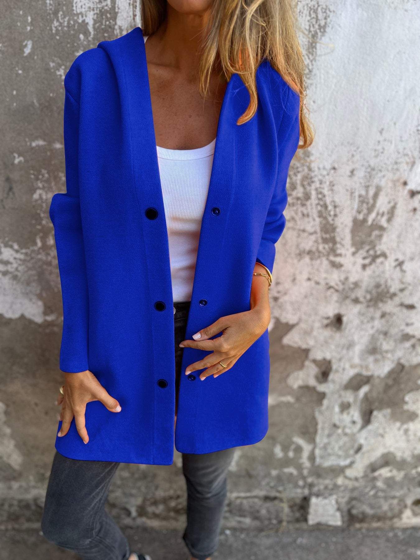 Cardigan oversize à capuche