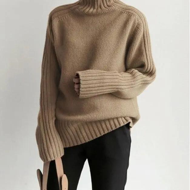 Chandail à Col Roulé - Tricot  Confortable en Polyester feroval