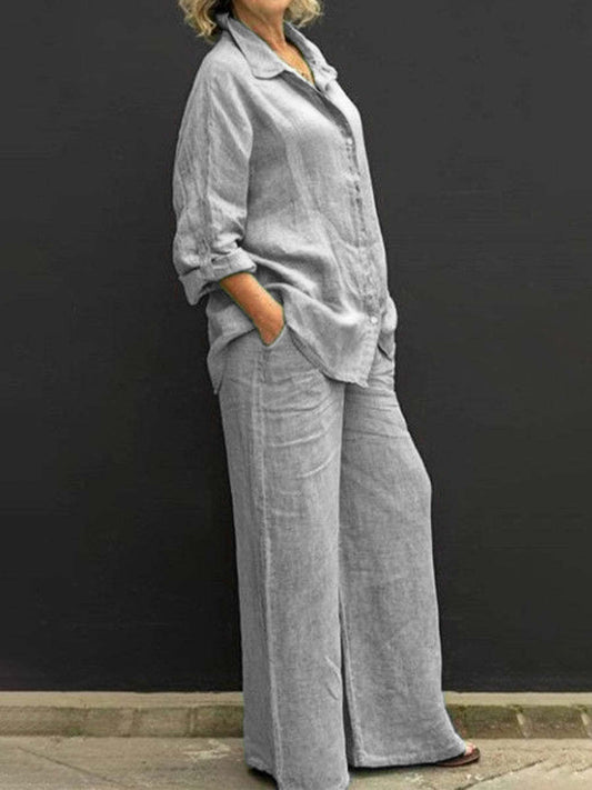 Ensemble chemise urbaine décontractée