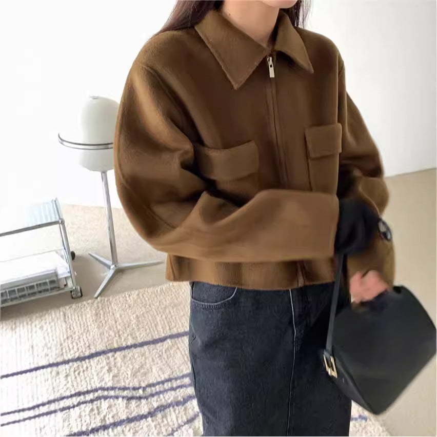 Cardigan élégant à revers français - Alliant style et confort Feroval