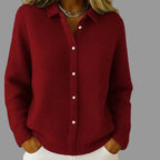 Cardigan Boutonné Col Revers