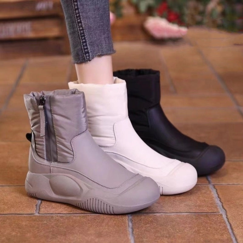 Bottes de Neige d'Hiver en Peluche – Antidérapantes et Imperméables feroval